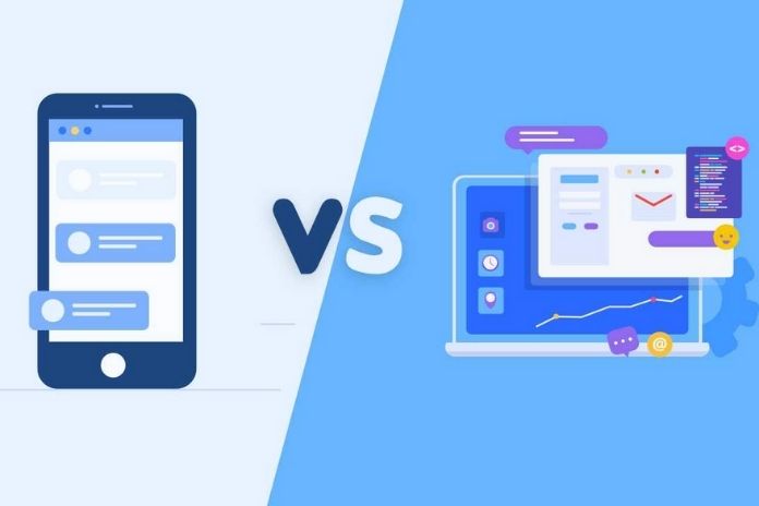 Between The Mobile App And Web App