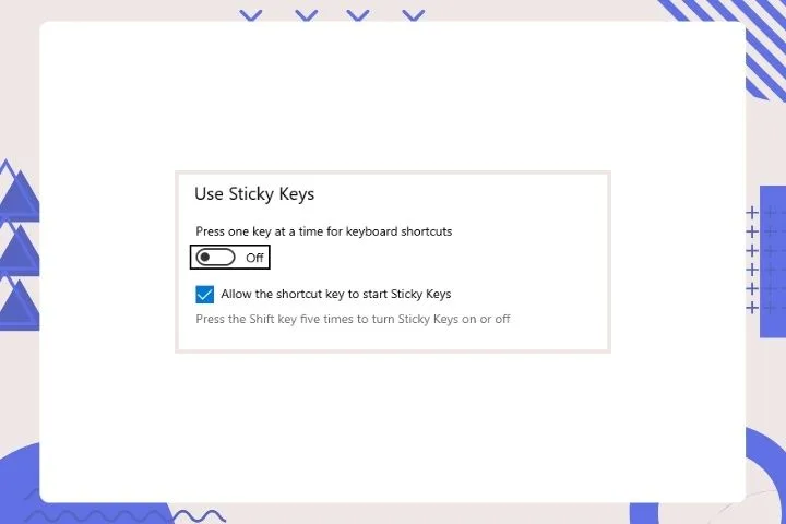 How to Turn Off Sticky Keys