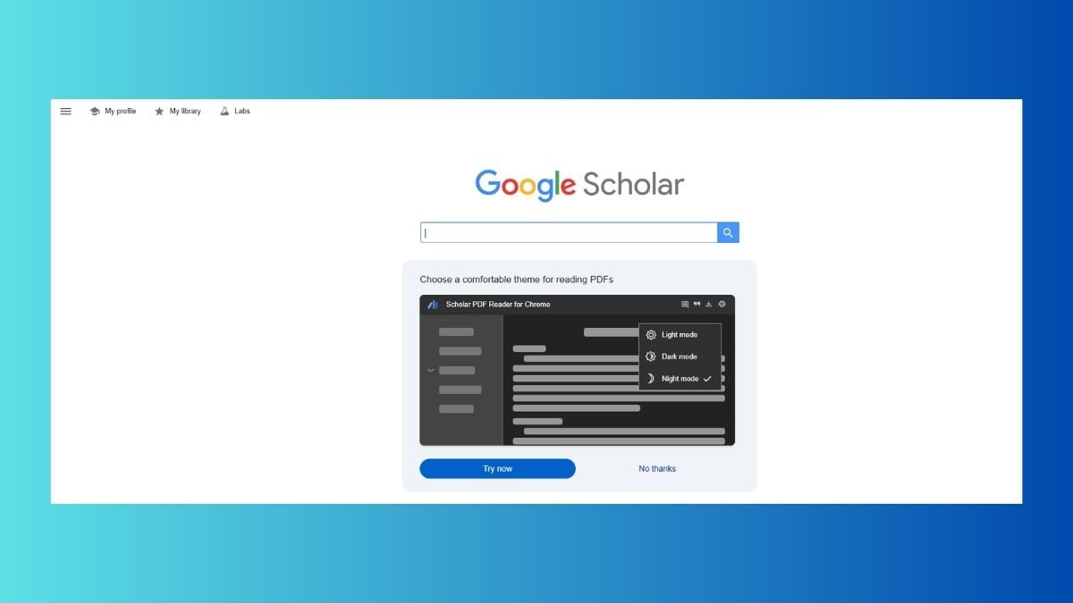 Google Scholar Search Tips