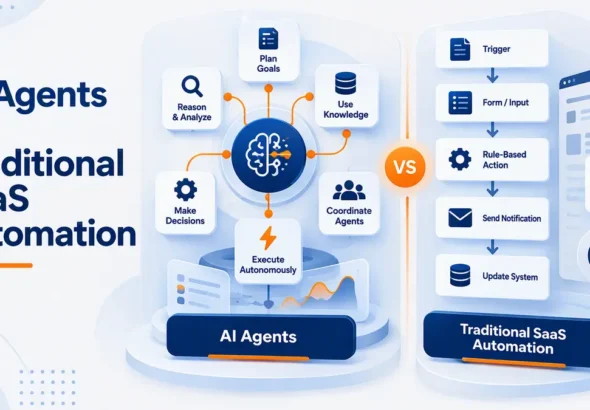 AI Agents vs Traditional SaaS Automation