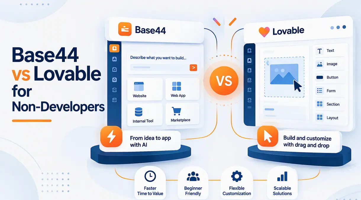 Base44 vs Lovable for Non-Developers